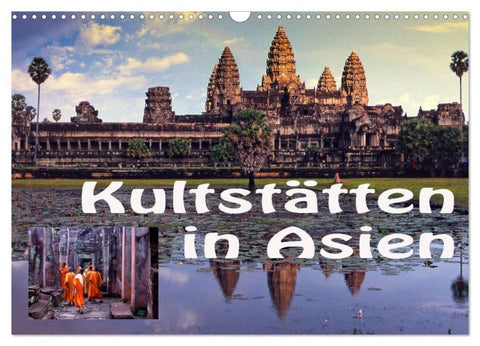 Kultstätten in Asien (Wandkalender 2026 DIN A3 quer), CALVENDO Monatskalender