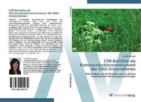 CSR-Berichte als Kommunikationsinstrument der DAX-Unternehmen