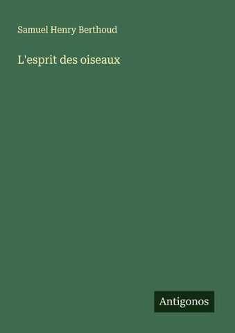 L'esprit des oiseaux