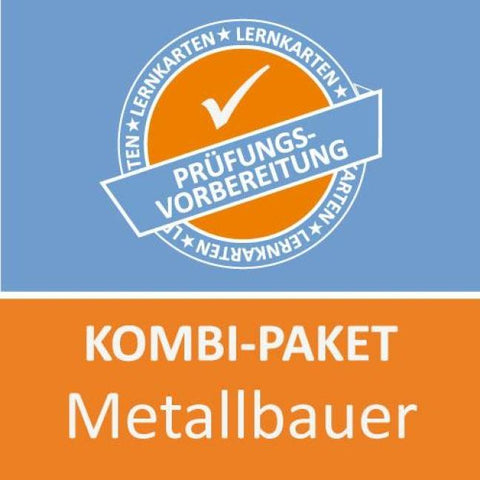 Kombi-Paket Metallbauer FR Konstruktionstechnik Lernkarten