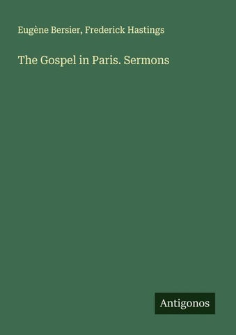 The Gospel in Paris. Sermons