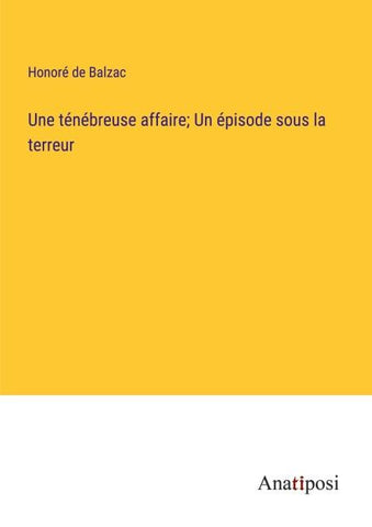 Une ténébreuse affaire; Un épisode sous la terreur