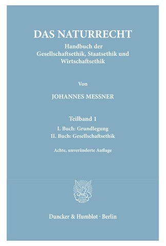 Das Naturrecht.