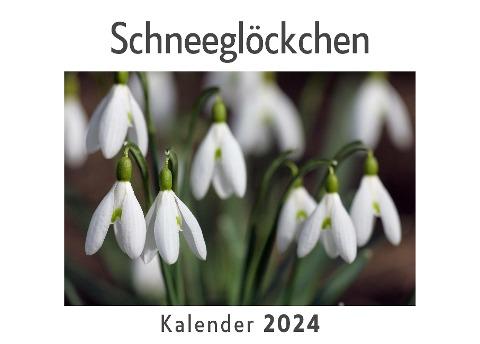 Schneeglöckchen (Wandkalender 2024, Kalender DIN A4 quer, Monatskalender im Querformat mit Kalendarium, Das perfekte Geschenk)