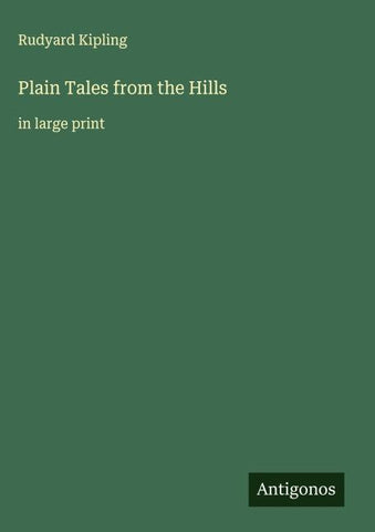 Plain Tales from the Hills