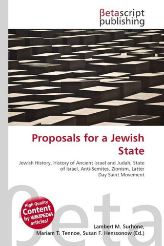 Proposals for a Jewish State