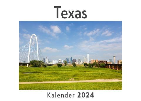 Texas (Wandkalender 2024, Kalender DIN A4 quer, Monatskalender im Querformat mit Kalendarium, Das perfekte Geschenk)