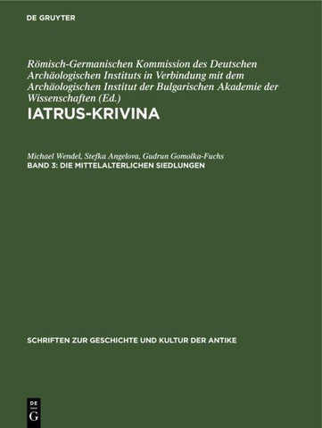Die mittelalterlichen Siedlungen