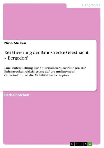 Reaktivierung der Bahnstrecke Geesthacht - Bergedorf