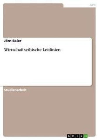 Wirtschaftsethische Leitlinien