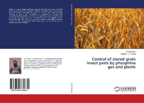 Control of stored grain insect pests by phosphine gas and plants