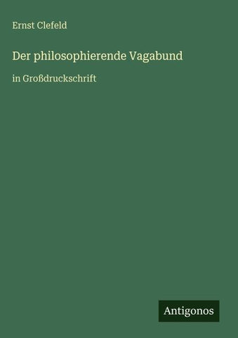 Der philosophierende Vagabund