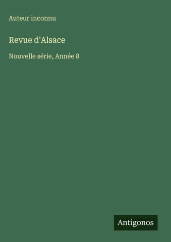Revue d'Alsace