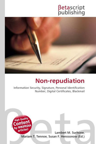 Non-repudiation