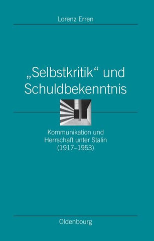 "Selbstkritik" und Schuldbekenntnis