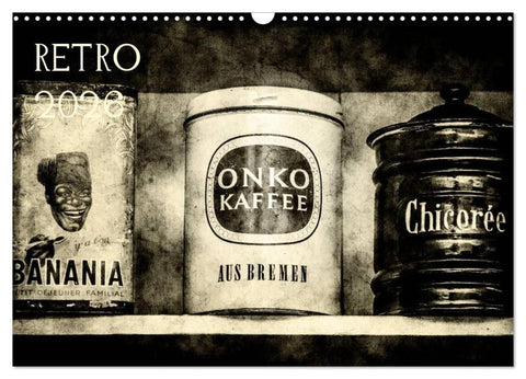 Retro (Wandkalender 2026 DIN A3 quer), CALVENDO Monatskalender