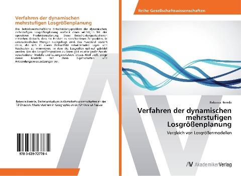 Verfahren der dynamischen mehrstufigen Losgrößenplanung