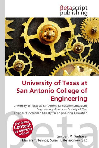 University of Texas at San Antonio College of Engineering