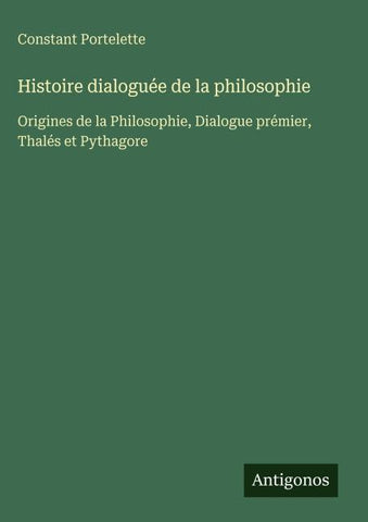 Histoire dialoguée de la philosophie