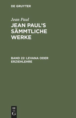 Levana oder Erziehlehre