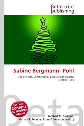 Sabine Bergmann- Pohl