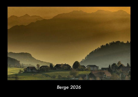 Berge 2026 Fotokalender DIN A3