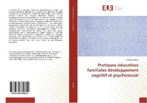 Pratiques éducatives familiales développement cognitif et psychosocial