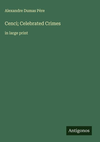 Cenci; Celebrated Crimes