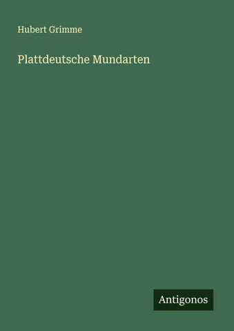 Plattdeutsche Mundarten