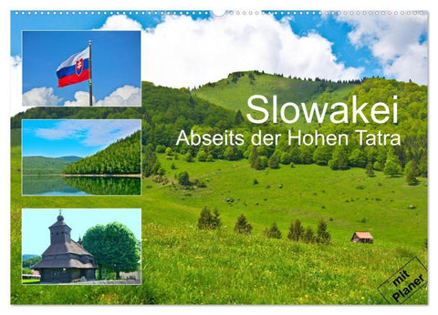 Slowakei - Abseits der Hohen Tatra (Wandkalender 2026 DIN A2 quer), CALVENDO Monatskalender