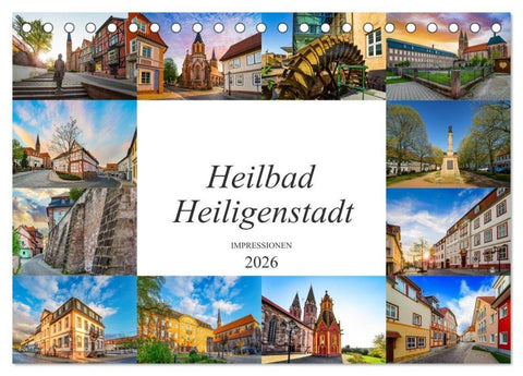 Heilbad Heiligenstadt Impressionen (Tischkalender 2026 DIN A5 quer), CALVENDO Monatskalender