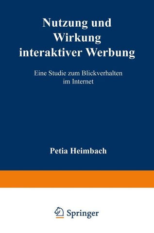 Nutzung und Wirkung interaktiver Werbung
