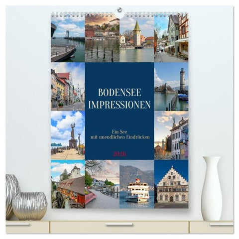 Bodensee Impressionen (hochwertiger Premium Wandkalender 2026 DIN A2 hoch), Kunstdruck in Hochglanz