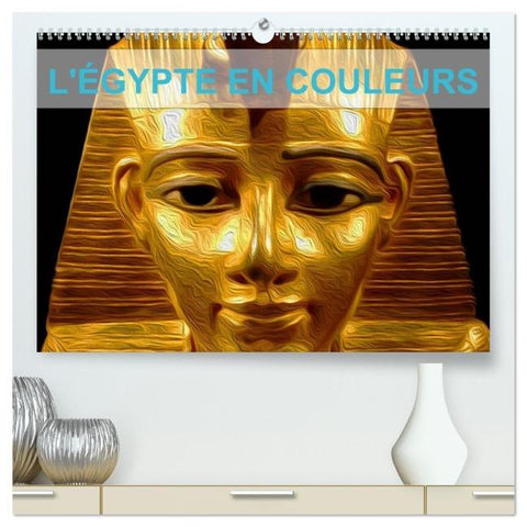 L'ÉGYPTE EN COULEURS (Calendrier mural 2026 DIN A2 vertical) calendrier de bureau