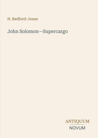 John Solomon-Supercargo