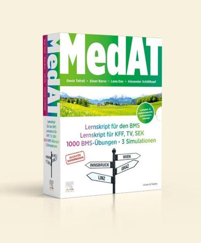 MedAT Kompendium - Lernskript für den BMS, Lernskript für KFF, TV, SEK, BMS-Übungen, Simulationen im Schuber