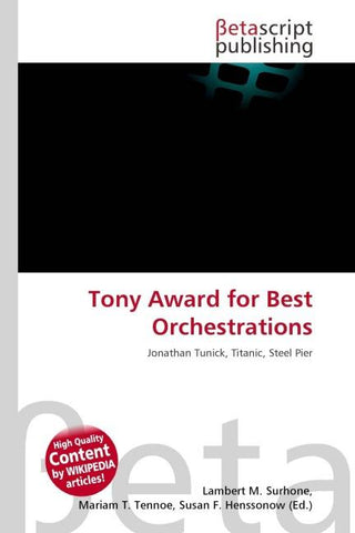 Tony Award for Best Orchestrations