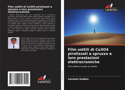 Film sottili di Co3O4 pirolizzati a spruzzo e loro prestazioni elettrocromiche