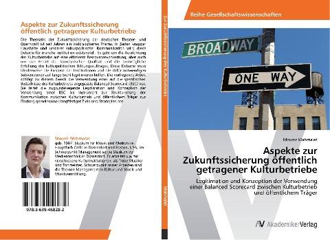 Aspekte zur Zukunftssicherung öffentlich getragener Kulturbetriebe