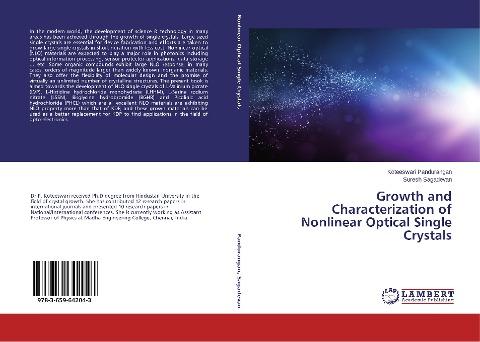 Growth and Characterization of Nonlinear Optical Single Crystals