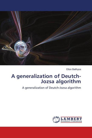 A generalization of Deutch-Jozsa algorithm