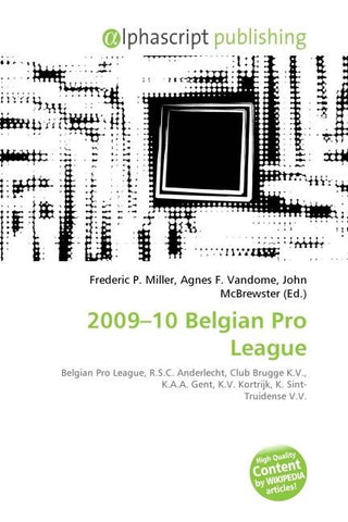 2009-10 Belgian Pro League
