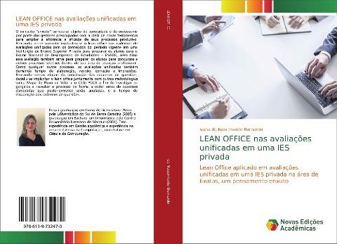 LEAN OFFICE nas avaliações unificadas em uma IES privada