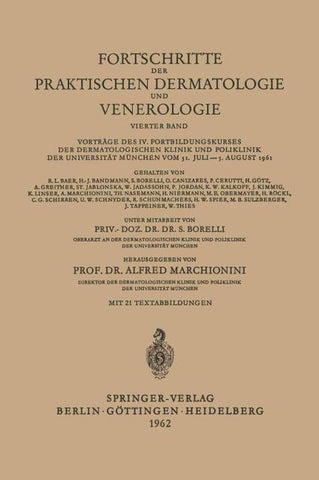 Fortschritte der Praktischen Dermatologie und Venerologie