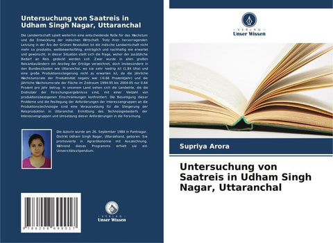 Untersuchung von Saatreis in Udham Singh Nagar, Uttaranchal