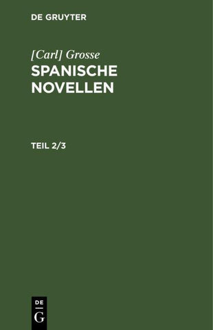Spanische Novellen. Teil 2/3