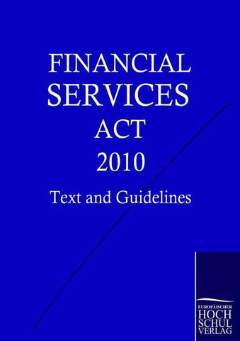 Financial Services Act 2010