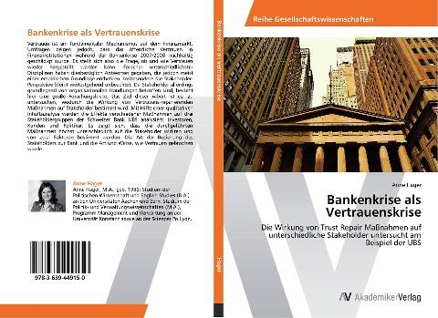 Bankenkrise als Vertrauenskrise