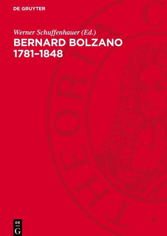 Bernard Bolzano 1781–1848