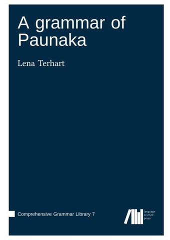 A grammer of Paunaka